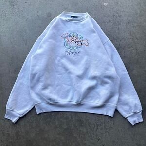 Vintage 90s Disney Winnie The Pooh Tigger Colorful Stencil Cartoon Crewneck